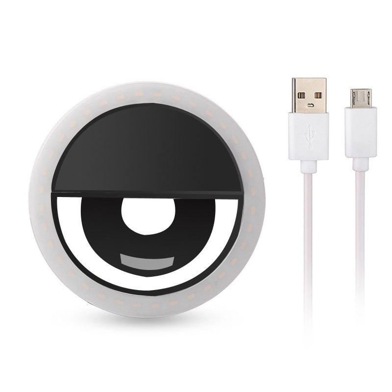 RK12 USB Rechargeable Mobile Selfie Fill Light – Brighten Every Moment!