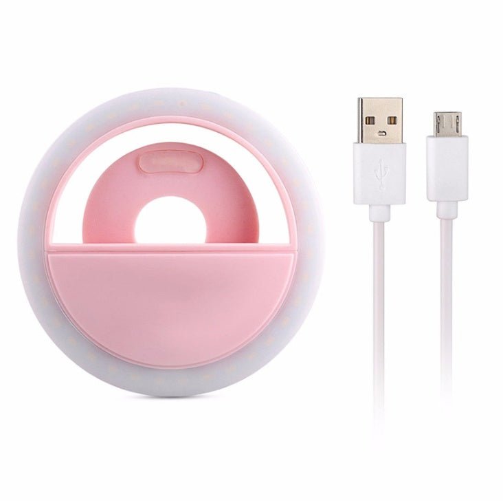 RK12 USB Rechargeable Mobile Selfie Fill Light – Brighten Every Moment!