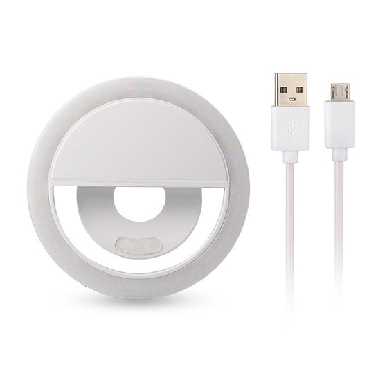 RK12 USB Rechargeable Mobile Selfie Fill Light – Brighten Every Moment!