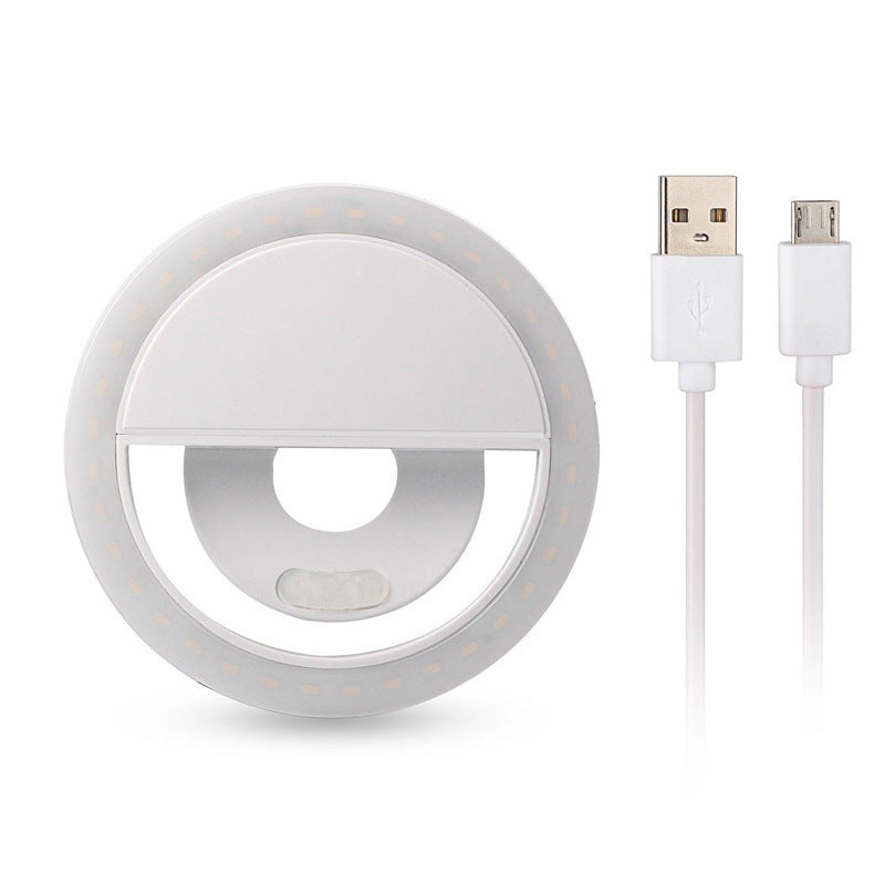 RK12 USB Rechargeable Mobile Selfie Fill Light – Brighten Every Moment!