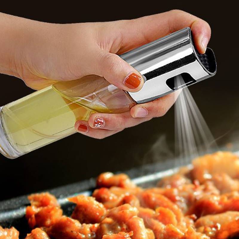Healthy Kitchen Cooking Oil & Vinegar Spray Bottle – Easy, Even Spraying for Perfect Cooking
