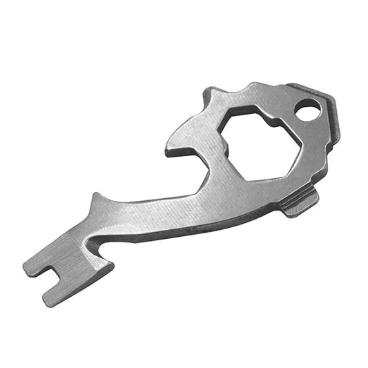 20-in-1 Stainless Steel EDC Multi-Tool Keychain – Compact, Durable, and Ready for Any Task