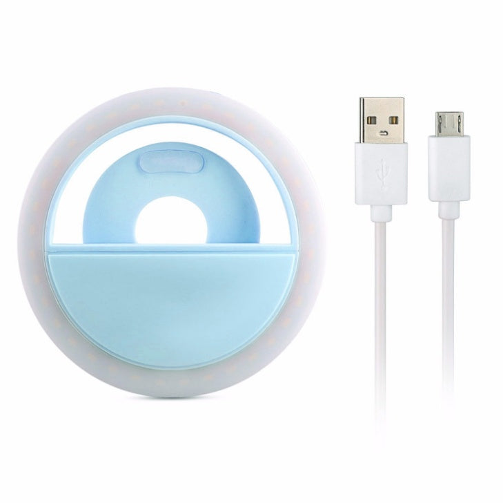 RK12 USB Rechargeable Mobile Selfie Fill Light – Brighten Every Moment!